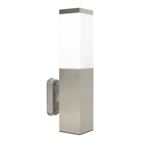 Applique esterna Inox E27 argento IP44 SU-MA SS802-A