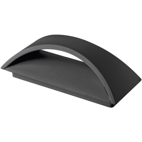 Applique esterna Kanlux BISO LED 8W IP54 grafite alluminio