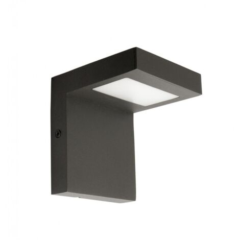 Applique esterna LED 10W 4000K IP54 grigio SU-MA Karo