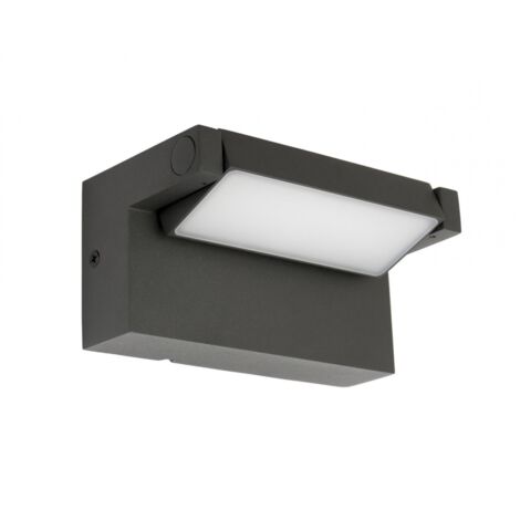 Applique esterna LED 10W orientabile grigio scuro IP54 SU-MA