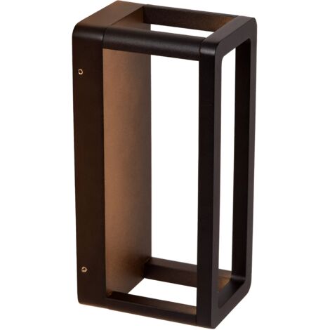 Applique esterna LED 9,2W nera IP65 Lucide Narvik in alluminio
