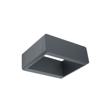 Applique esterna LED 9W moderna grigio scuro IP65 SU-MA
