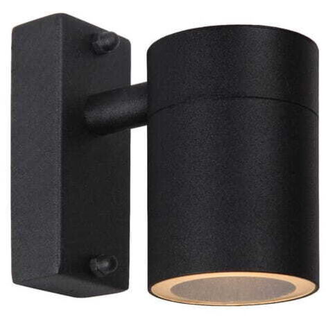 Applique esterna Lucide Arne-LED nera GU10 5W 2700K IP44
