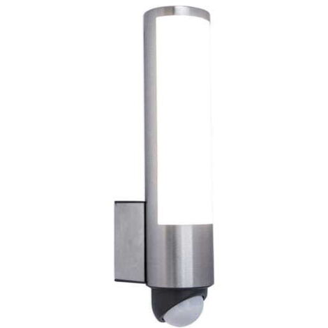 Applique esterna Lutec LEDA LED 14W sensore argento