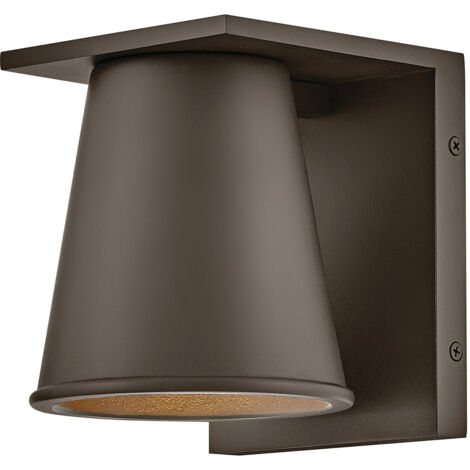 Applique esterna moderna bronzo conico GU10 8W IP44
