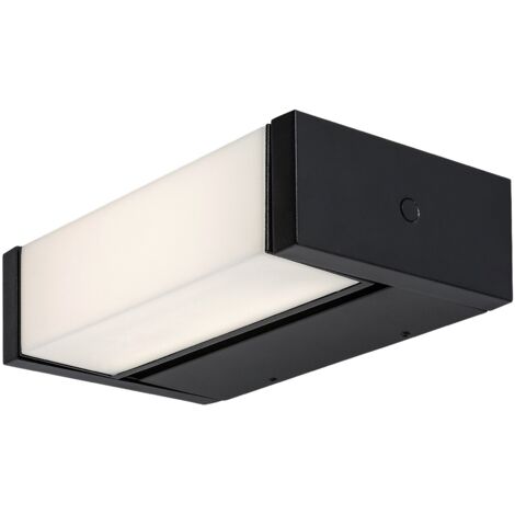 Applique esterna moderna nera 23cm LED 18W IP54 Rabalux