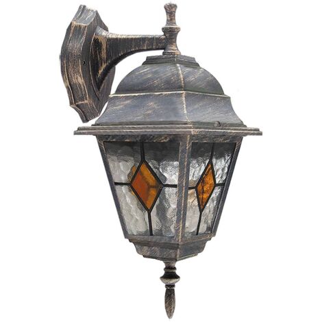 Applique esterna Monaco classica oro E27 IP43 Rabalux