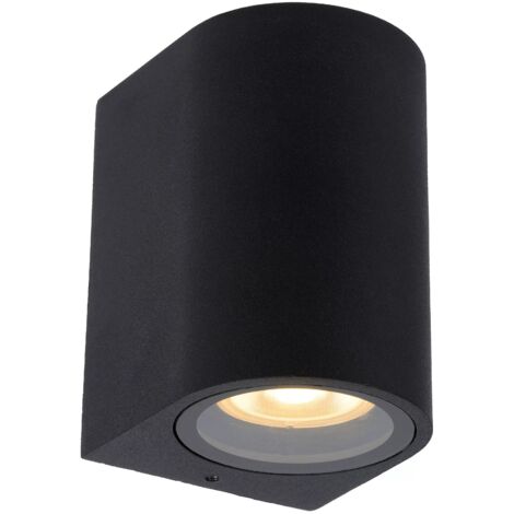 Applique esterna nera alluminio GU10 35W ZARO Lucide