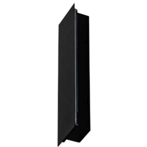 Applique esterna nera slim 30cm LED 9W 4000K Italux
