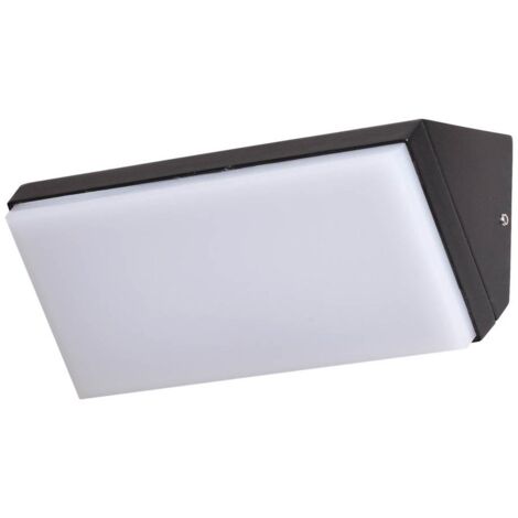 Applique esterna nera squadrata LED 10W 4000K Italux