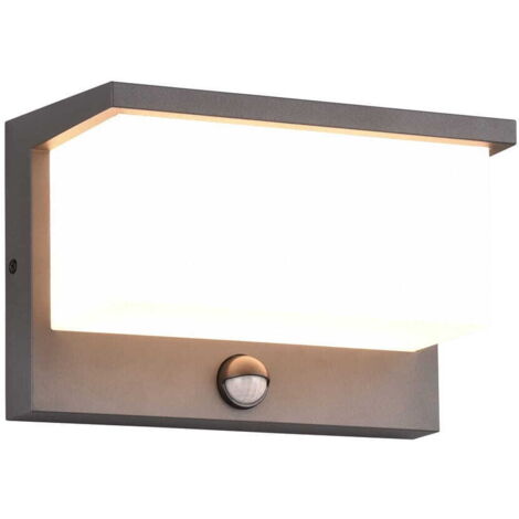 Applique esterna Nestos LED 13W sensore antracite Trio