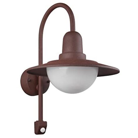 Applique esterna Norman con sensore movimento rame Trio