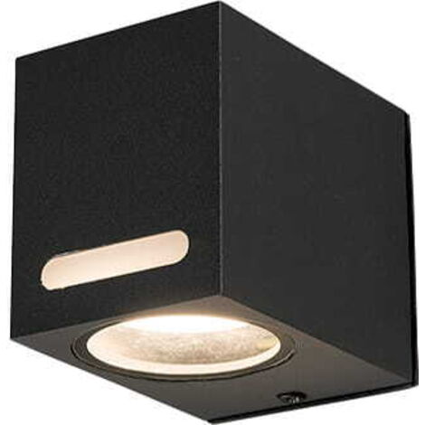 Applique esterna Nowodvorski Assos nera alluminio GU10 IP54