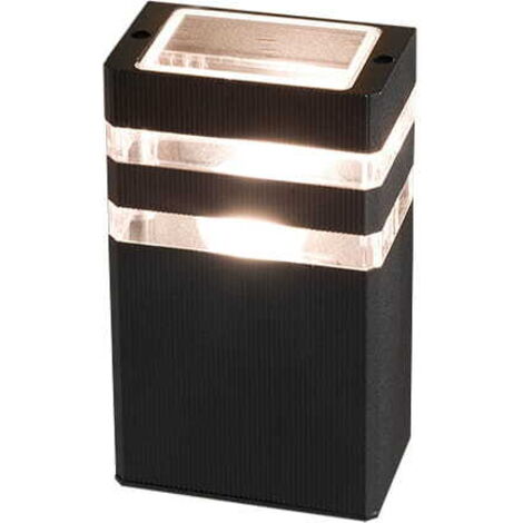 Applique esterna Nowodvorski RIO nera alluminio E27 IP54