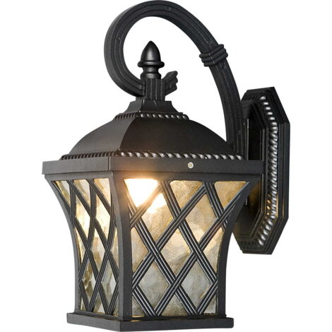 Applique esterna Nowodvorski TAY nera alluminio E27 IP23