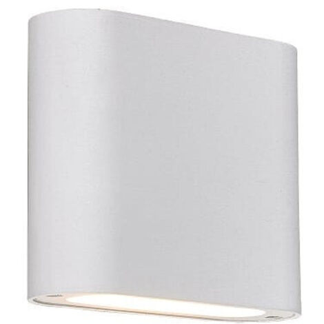 Applique esterna ovale bianca LED 3W 4000K IP54 Sapri