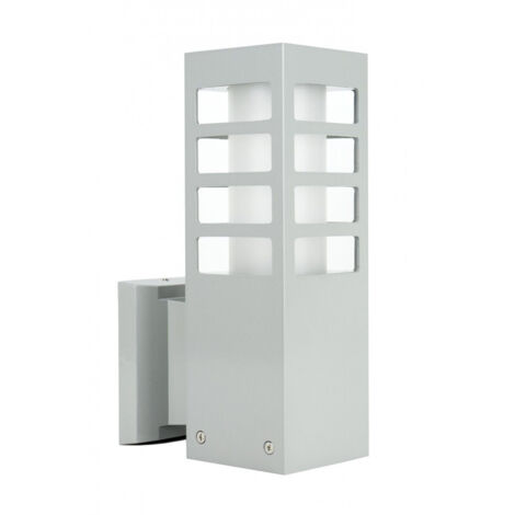 Applique esterna RADO III alluminio argento E27 IP54