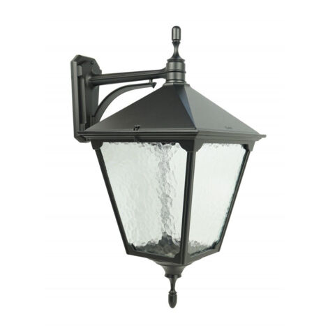 Applique esterna Retro classica nera 32 cm E27 IP43