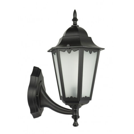 Applique esterna Retro nera 1 luce E27 IP43 SU-MA K3012