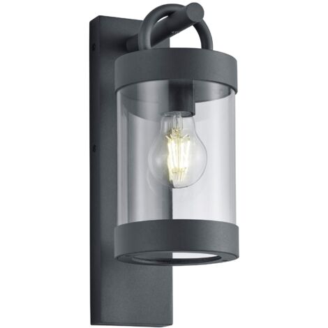 Applique esterna SAMBESI E27 sensore crepuscolare antracite