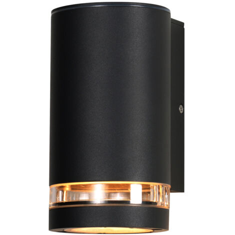 Applique esterna Senecio Candellux nera GU10 IP44 35W