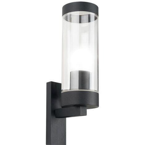 Applique esterna SPECTRA E27 nero opaco Polux 312334