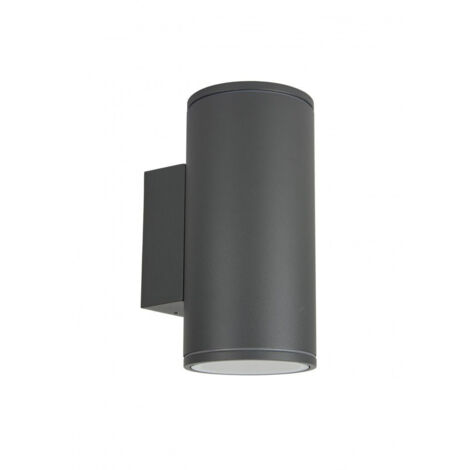 Applique esterna su/giù 2xGU10 grigio scuro IP54 SU-MA