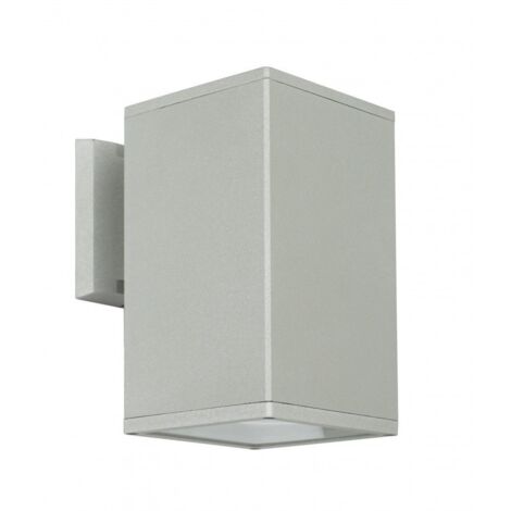 Applique esterna SU-MA Adela 8002 AL E27 argento IP54