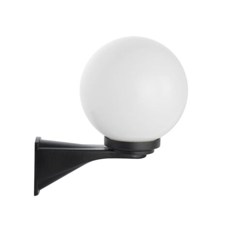 Applique esterna SU-MA Kule sfera 20cm E27 nera IP43