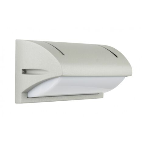 Applique esterna SU-MA Nelly 25cm E27 argento IP54