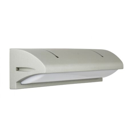 Applique esterna SU-MA Nelly 42cm 2xE27 argento IP54