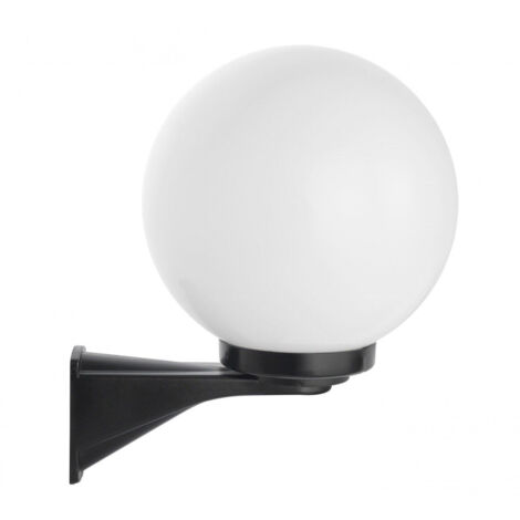 Applique esterna SU-MA sfera fumé nera 25cm E27 IP43