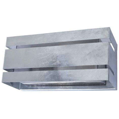 Applique esterna VIDAR argento IP54 E27 1 luce Lutec