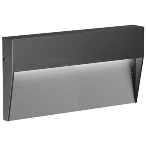 Applique esterni gea led ges1171 led ip65 alluminio moderno lampada parete, tonalità luce 4000°k (luce naturale)