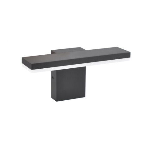 Applique esterno alluminio LED 10W grigio scuro IP54
