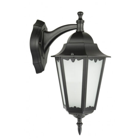 Applique esterno basso Retro nero E27 IP43 SU-MA 3012