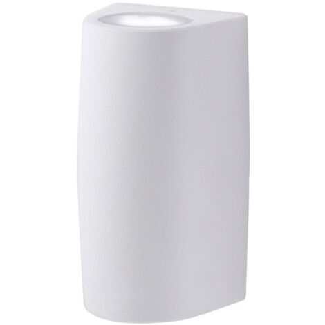 Applique esterno biemissione top light aosta ap2 bi gu10 led ip55 resina