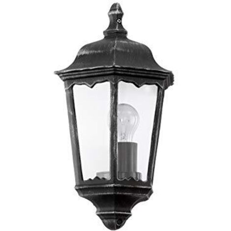 Applique Esterno Classica Navedo Alluminio Nero 1 Luce E27