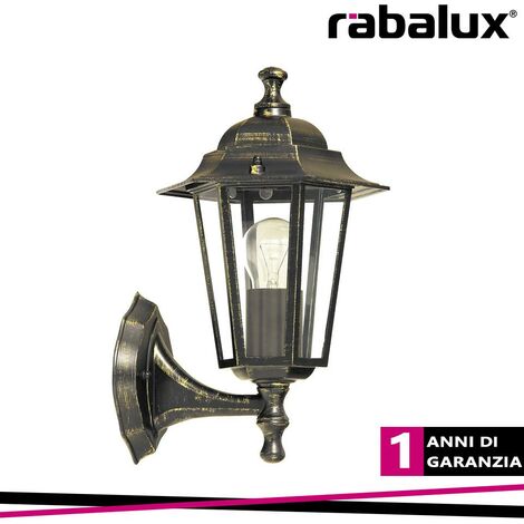 Applique esterno classico Velence oro anticato E27 Rabalux