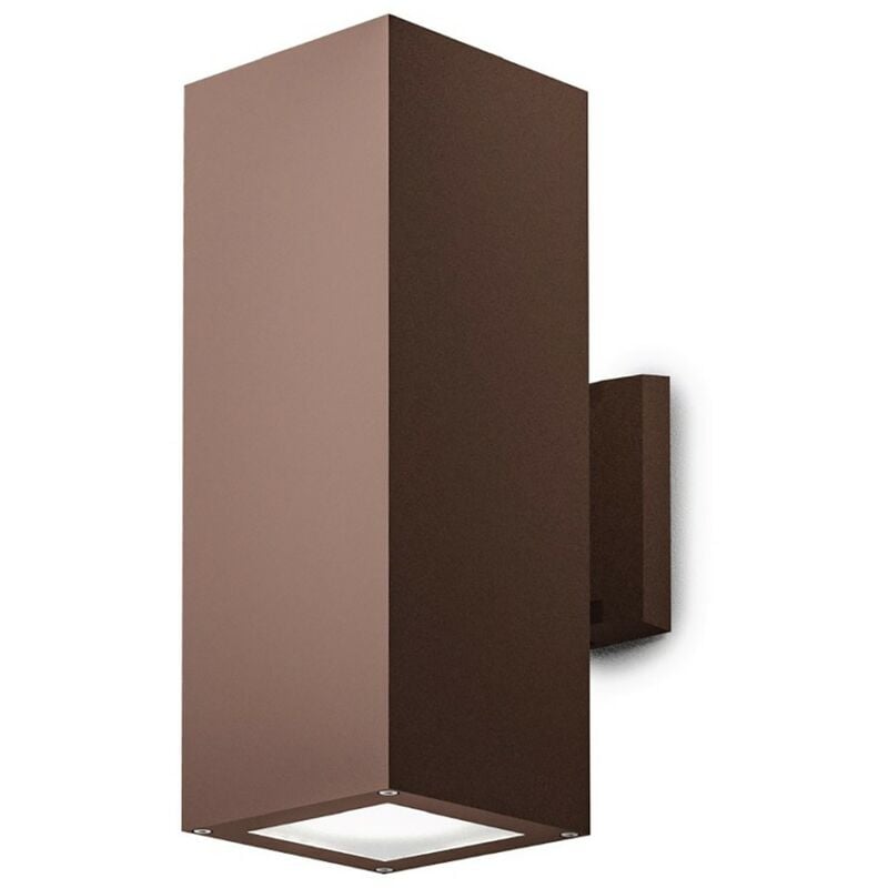 Applique esterno gea led amon qm ges1018 ip65 e27 led lampada parete classica biemissione