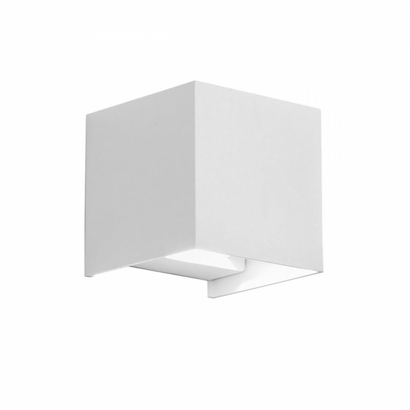Image of Applique esterno gea led zora led ip65 ges1020 5w fascio regolabile lampada parete biemissione moderna
