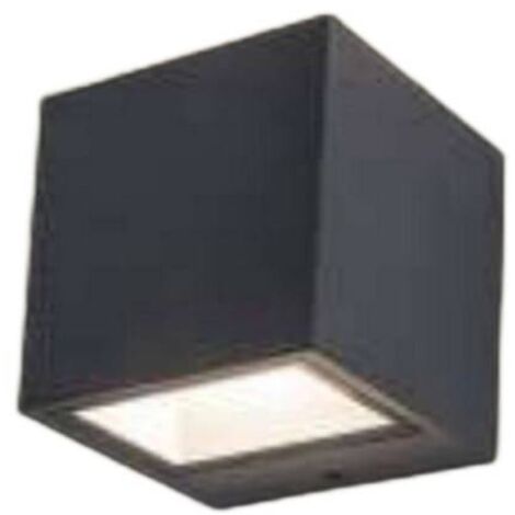 Applique esterno GEMINI nero Lutec LED 9W IP54 3000K
