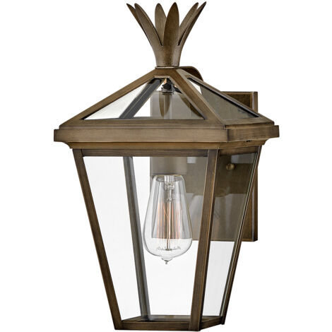 Applique esterno lanterna Palma bronzo E27 IP44 Hinkley