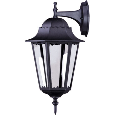 Applique esterno LOZANA K-5006A Down Kaja nero IP44 E27