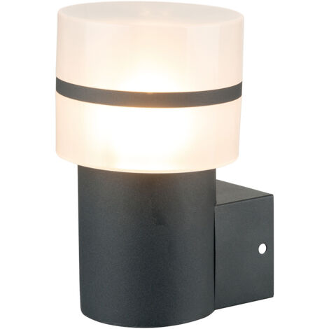 Applique esterno MIA nero/bianco E27 IP44 Eko-Light