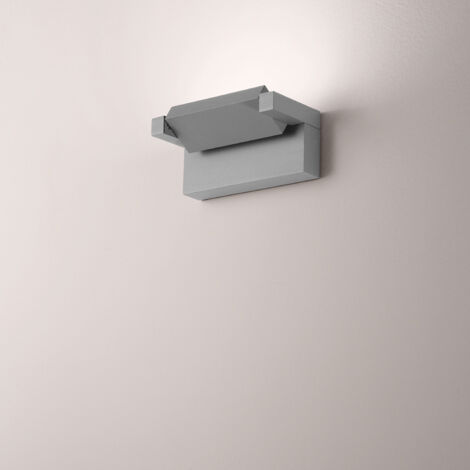 Applique Esterno Moderna Display Alluminio Gricio Led 20W Cct Ip65