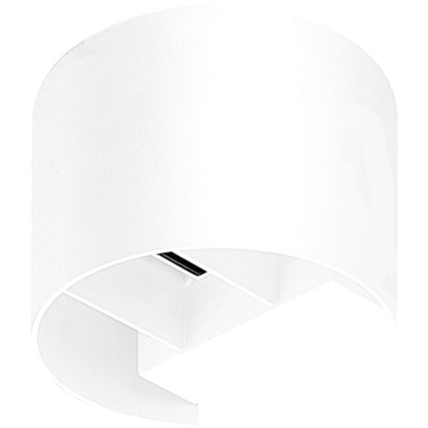 Applique Esterno Moderna Finn Alluminio Bianco 1 Luce G9 Ip54