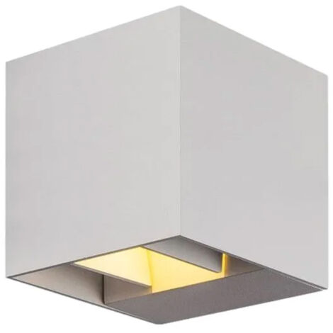 Applique Esterno Moderna Grayson Alluminio Bianco 1 Luce G9 Ip54