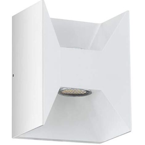 Applique Esterno Moderna Morino Alluminio Bianco Led