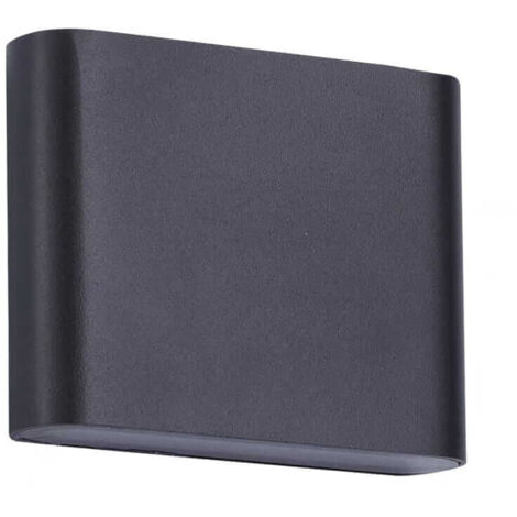 Applique esterno ovale nero LED 3W 4000K IP54 Sapri